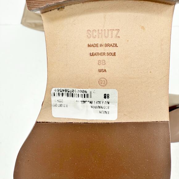 Schutz Womens Kaolin Over The Knee Flat Boots US 8 B EU 38.5 Beige NWOB - Picture 11 of 11
